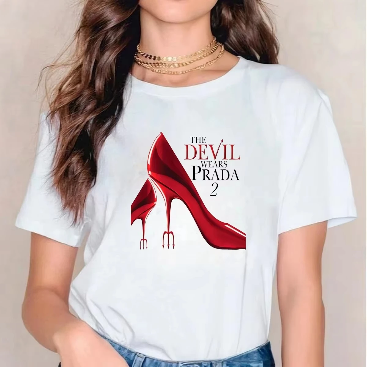 2026 Movie The Devil Wears Prada 2 T-shirts Men Women Summer Cotton Clothing Casual Fashion Breathable Short Sleeved Streetwear
2026 Movie The Devil Wears Prada 2 T-shirts Men Women Summer Cotton Clothing Casual Fashion Breathable Short Sleeved Streetwear