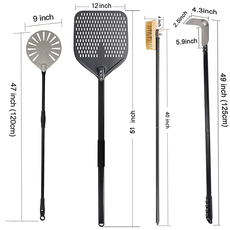 9/12/14/16 Inch Aluminum Alloy Square Hard Film Pizza Flip Shovel Oven Brush European Package Shovel Commercial
9/12/14/16 Inch Aluminum Alloy Square Hard Film Pizza Flip Shovel Oven Brush European Package Shovel Commercial
