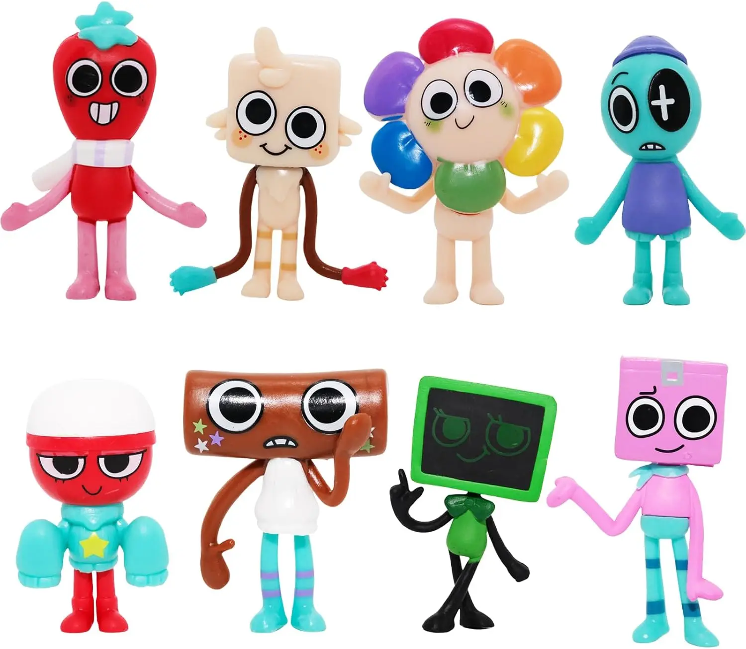 Dandy's World Action Figures Set, Surprise Gift for Players of Dandy's World (8 Pcs)
Dandy's World Action Figures Set, Surprise Gift for Players of Dandy's World (8 Pcs)
