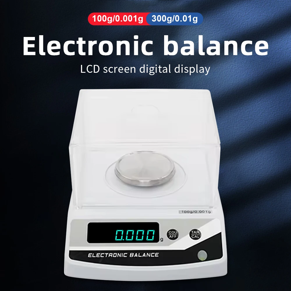 Digital Display Balance Scale 300g/0.01g 100g/0.001g 600g/0.01g 2kg/0.01g High Precision Balance Electronic Scale for Laboratory
Digital Display Balance Scale 300g/0.01g 100g/0.001g 600g/0.01g 2kg/0.01g High Precision Balance Electronic Scale for Laboratory