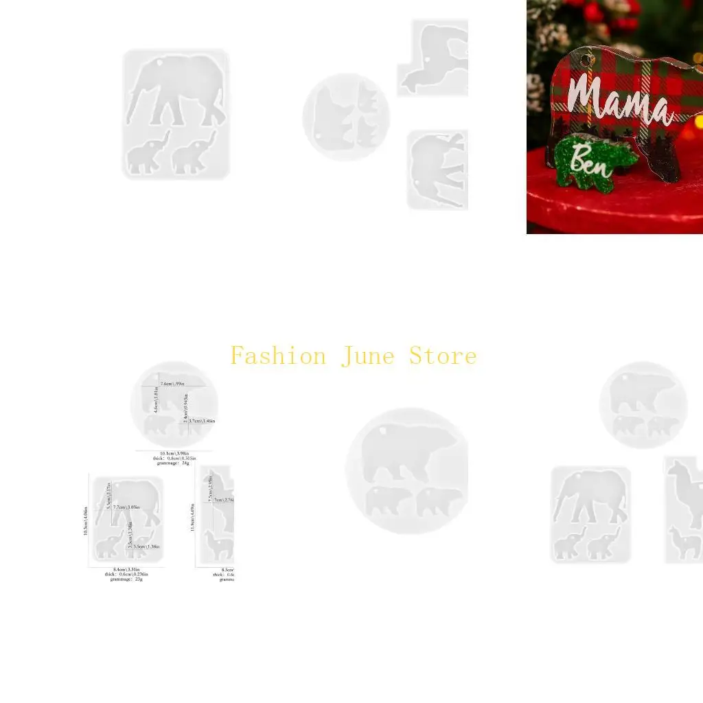 N5KA силиконовые ювелирные изделия на тему животных, аксессуары, форма, кулон в виде слона, медведя, инструмент для крафта для
N5KA силиконовые ювелирные изделия на тему животных, аксессуары, форма, кулон в виде слона, медведя, инструмент для крафта для