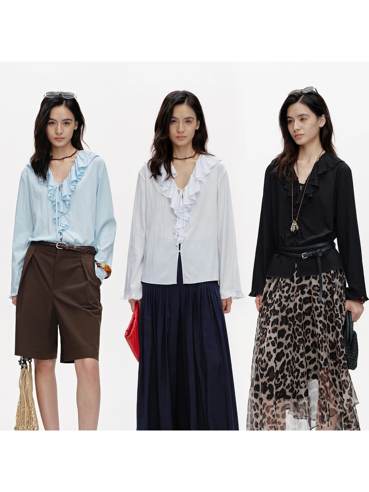 Marllen Artistic Loose V-Ne Long Sve irt Женский летний легкий винтажный галстук с кружевной отделкой и веревкой French Sle irt
Marllen Artistic Loose V-Ne Long Sve irt Женский летний легкий винтажный галстук с кружевной отделкой и веревкой French Sle irt