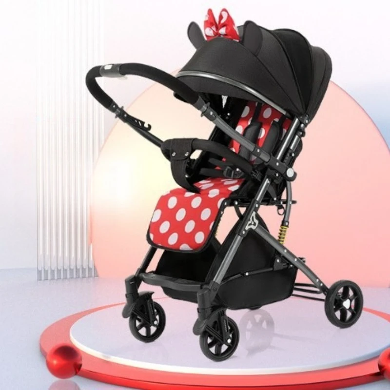Двусторонняя сверхлегкая детская коляска, которую можно сидеть или лежать, легко складывать с одной кнопкой, коляска-зонтик для новорожденных с высоким обзором
Двусторонняя сверхлегкая детская коляска, которую можно сидеть или лежать, легко складывать с одной кнопкой, коляска-зонтик для новорожденных с высоким обзором