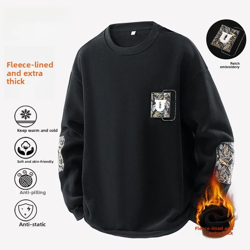 TUCANO Men's Long Sve Fce Lined Thiened Loose Fit round Ne Sweatirt Base irt Trendy Casual Streetwear
TUCANO Men's Long Sve Fce Lined Thiened Loose Fit round Ne Sweatirt Base irt Trendy Casual Streetwear