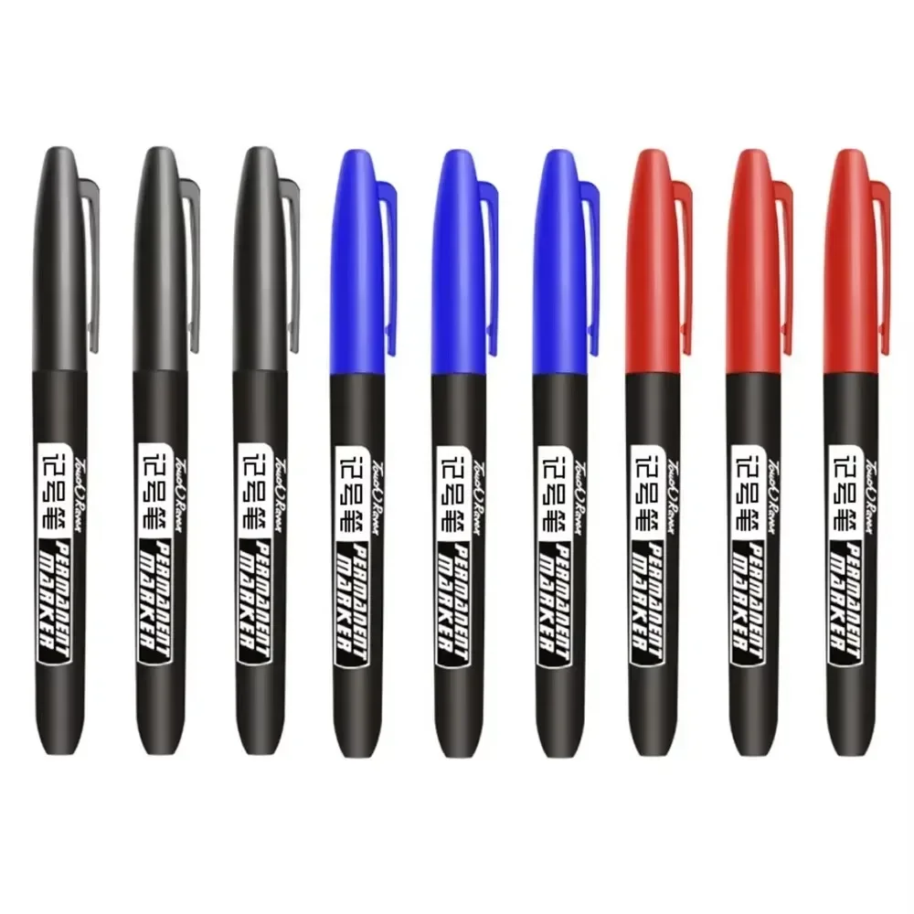 9 Pcs/Set Permanent Marker Pen Fine Point Waterproof Ink Thin Nib Crude Nib Black Blue Red Ink 1.5mm Fine Color Marker Pens
9 Pcs/Set Permanent Marker Pen Fine Point Waterproof Ink Thin Nib Crude Nib Black Blue Red Ink 1.5mm Fine Color Marker Pens