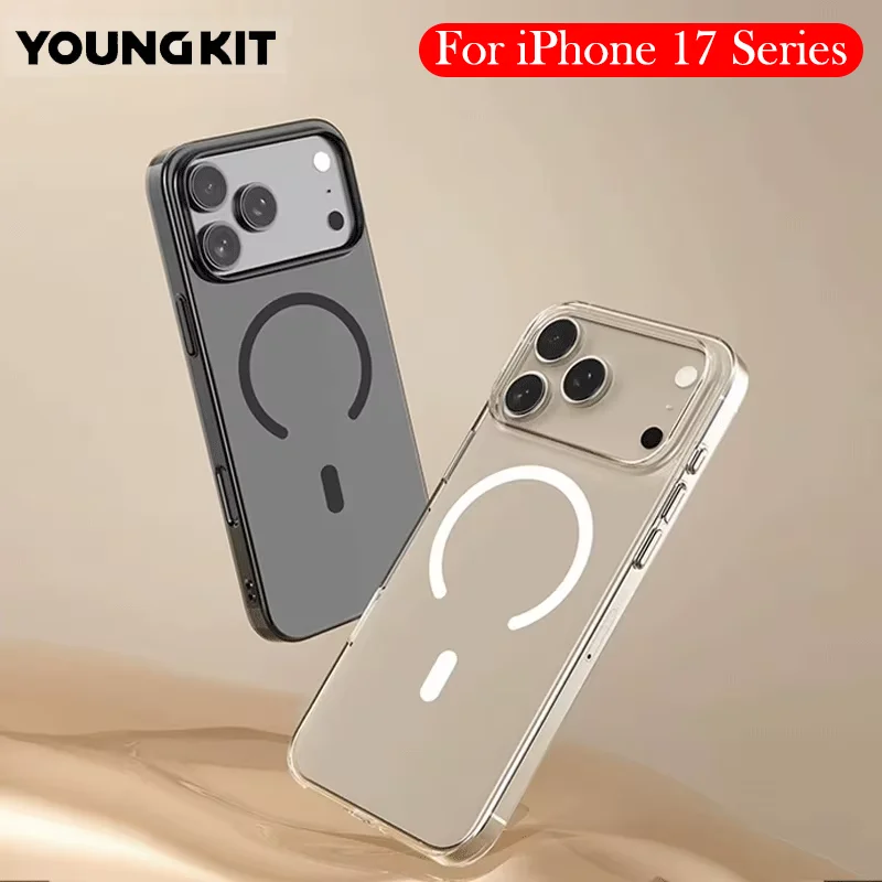 Прозрачный чехол YOUNGKIT для iPhone 17 Pro Max, задняя крышка с подушкой безопасности для iPhone 17 PRO 
Прозрачный чехол YOUNGKIT для iPhone 17 Pro Max, задняя крышка с подушкой безопасности для iPhone 17 PRO