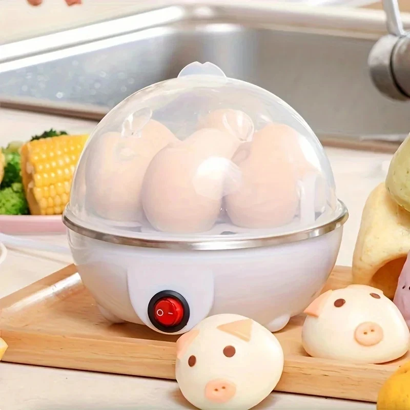 Egg Cooker Automatic Power Off Home 7 Eggs Multi-Functional Steamed Egg Custard Boiled Egg Machine Breakfast Artifact
Egg Cooker Automatic Power Off Home 7 Eggs Multi-Functional Steamed Egg Custard Boiled Egg Machine Breakfast Artifact