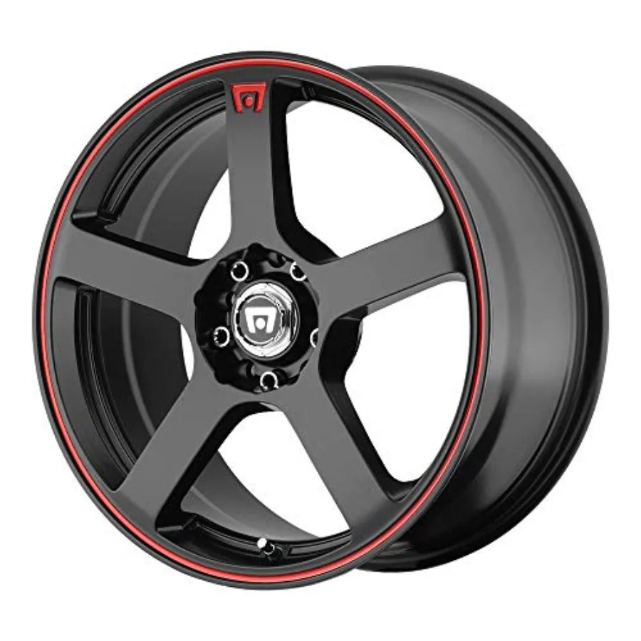 MR116 18X8 5X112/4.5 M-BLK RED-STR 45MM AUTO Rim
MR116 18X8 5X112/4.5 M-BLK RED-STR 45MM AUTO Rim