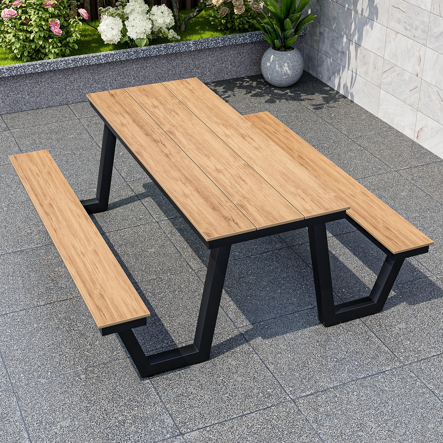 Wholesale Commercial Outdoor Restaurant Tables and Chairs Set Park Garden Benchs Shopping Mall Table with Benchpromote sales
Wholesale Commercial Outdoor Restaurant Tables and Chairs Set Park Garden Benchs Shopping Mall Table with Benchpromote sales