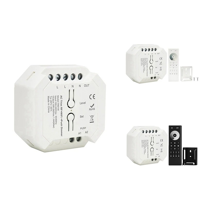 Tuya Wifi Smart Dimmer Triac Dimmer LED Controller APP Remote Control For Alexa Google Home
Tuya Wifi Smart Dimmer Triac Dimmer LED Controller APP Remote Control For Alexa Google Home