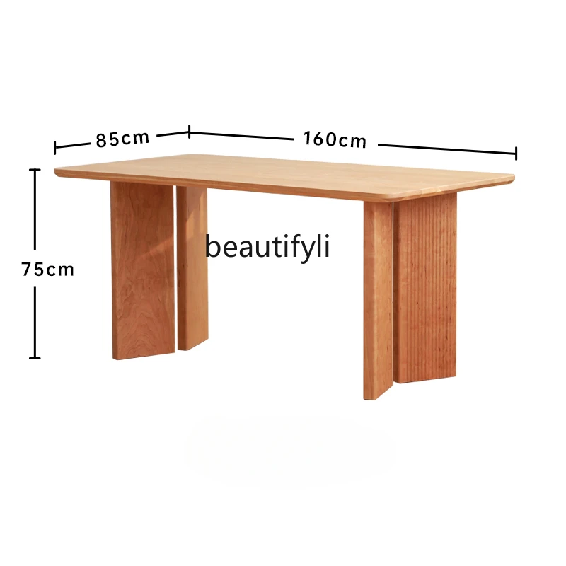 Dining Table Solid Wood Stone Plate Table Simple Nordic Restaurant Small Apartment Cherrywood Japanese Table
Dining Table Solid Wood Stone Plate Table Simple Nordic Restaurant Small Apartment Cherrywood Japanese Table