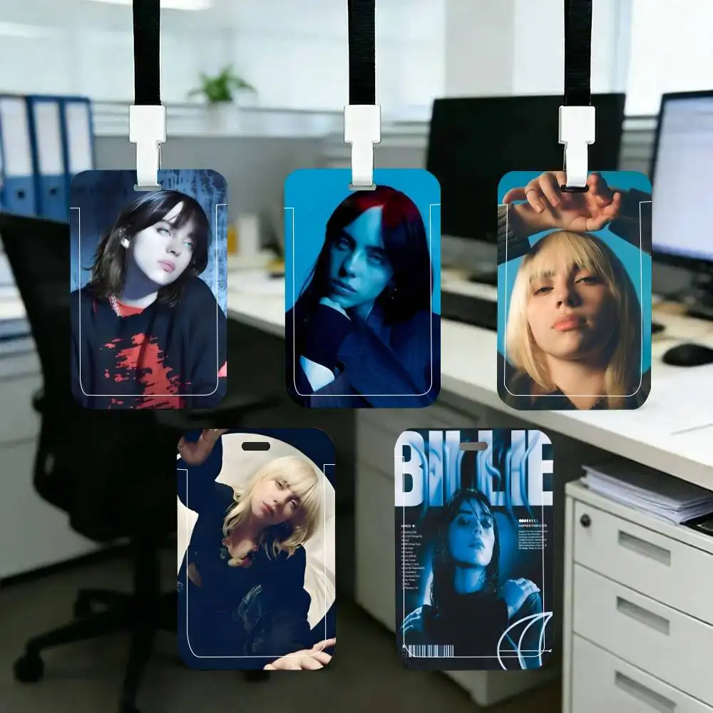 B-Billie Hot Singer E-Eilishs ID Card Holder Neck Strap Pendant Door Badge Holder Lanyards Keychain Work Credential Case Gift
B-Billie Hot Singer E-Eilishs ID Card Holder Neck Strap Pendant Door Badge Holder Lanyards Keychain Work Credential Case Gift