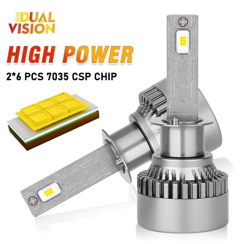 Dualvision H1 светодиодные лампы для фар 300 Вт 7035 CSP для автомобильных фар 6000 К белые автодиодные лампы 12 В 2 шт.
Dualvision H1 светодиодные лампы для фар 300 Вт 7035 CSP для автомобильных фар 6000 К белые автодиодные лампы 12 В 2 шт.