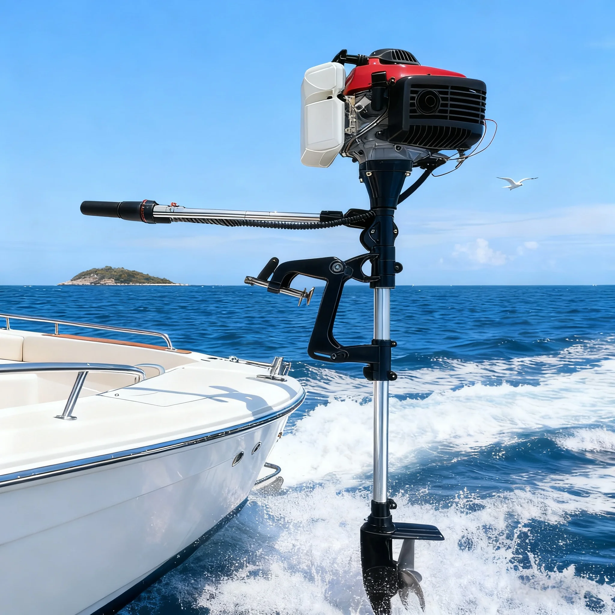 Подвесной лодочный мотор 4 л.с., малошумный, с ручным управлением, для яхт, надувных и рыбацких лодок
Подвесной лодочный мотор 4 л.с., малошумный, с ручным управлением, для яхт, надувных и рыбацких лодок