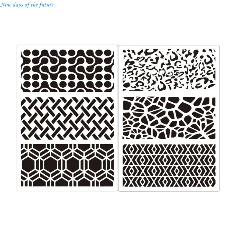 6Pieces Precisions Cut Stencils Set Hollow Out Drawing Templates Suitable For Bulletin Boards And Creative Journals E65A
6Pieces Precisions Cut Stencils Set Hollow Out Drawing Templates Suitable For Bulletin Boards And Creative Journals E65A