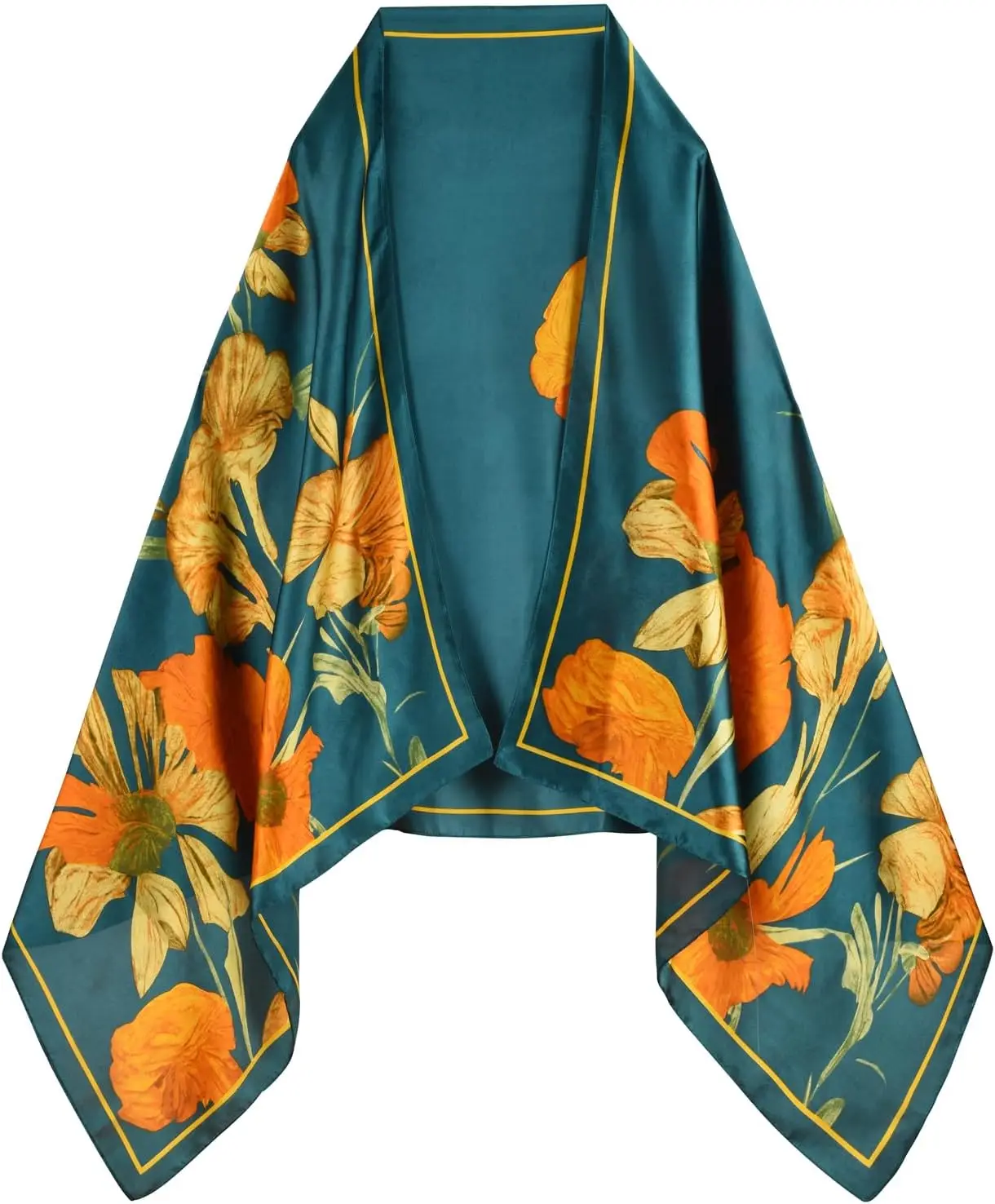 Elegant Silk Feeling Scarf for Women, Lightweight Floral Shawl Wraps Perfect for Evening Dresses
Elegant Silk Feeling Scarf for Women, Lightweight Floral Shawl Wraps Perfect for Evening Dresses