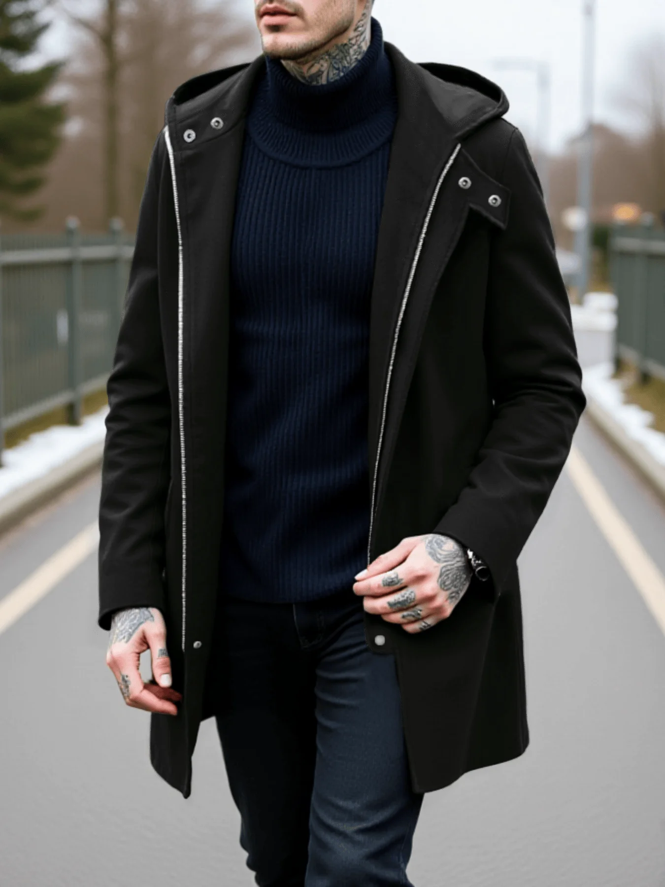 Зимний шик с капюшоном: мужское двубортное шерстяное пальто — роскошная длинная куртка на молнии, легкий стиль и экстремальная защита от холода
Зимний шик с капюшоном: мужское двубортное шерстяное пальто — роскошная длинная куртка на молнии, легкий стиль и экстремальная защита от холода