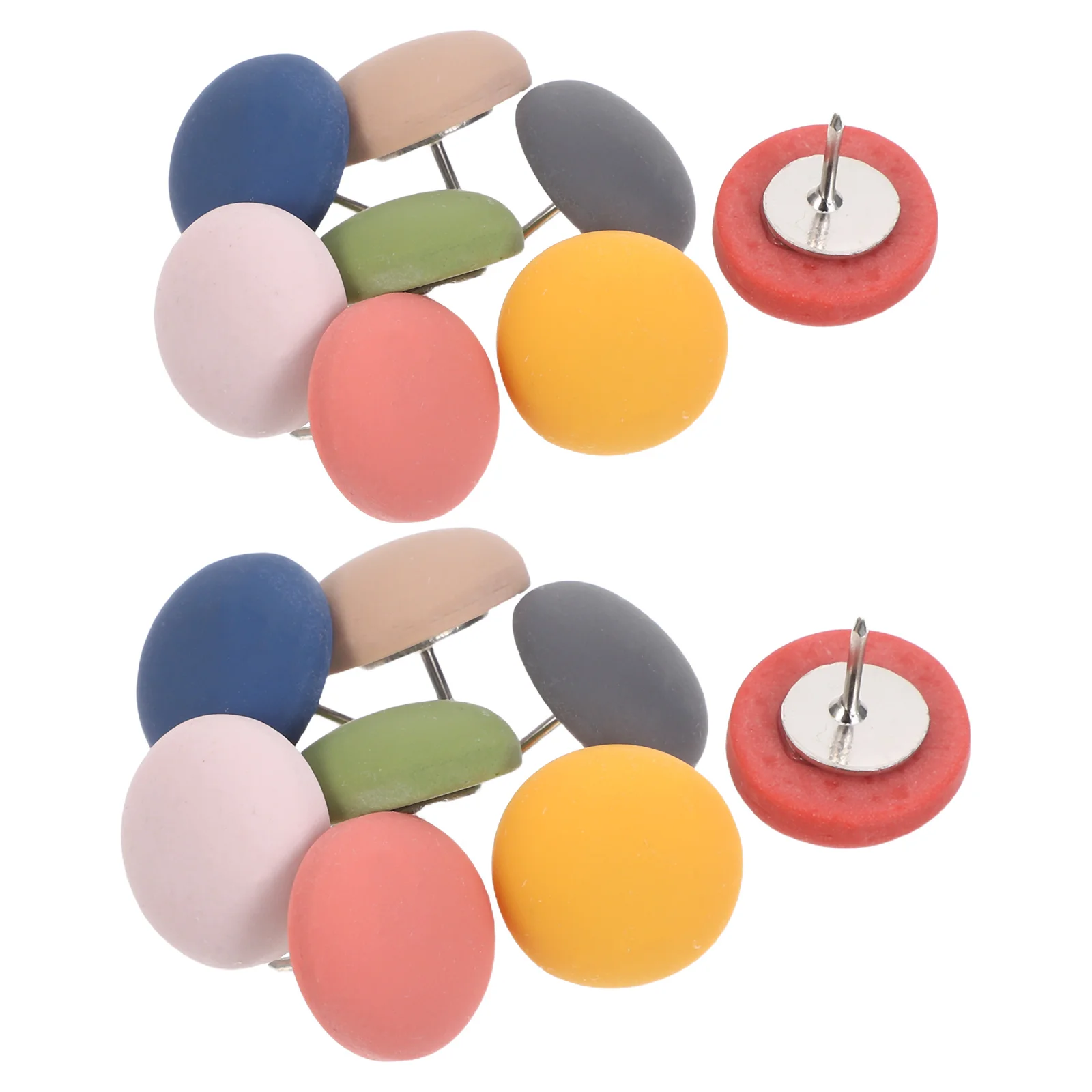 50Pcs Colored Thumb Tacks Half Round Resin Push Pins Multi Colored Decorative Thumbtacks for Bulletin Board Photos Maps
50Pcs Colored Thumb Tacks Half Round Resin Push Pins Multi Colored Decorative Thumbtacks for Bulletin Board Photos Maps