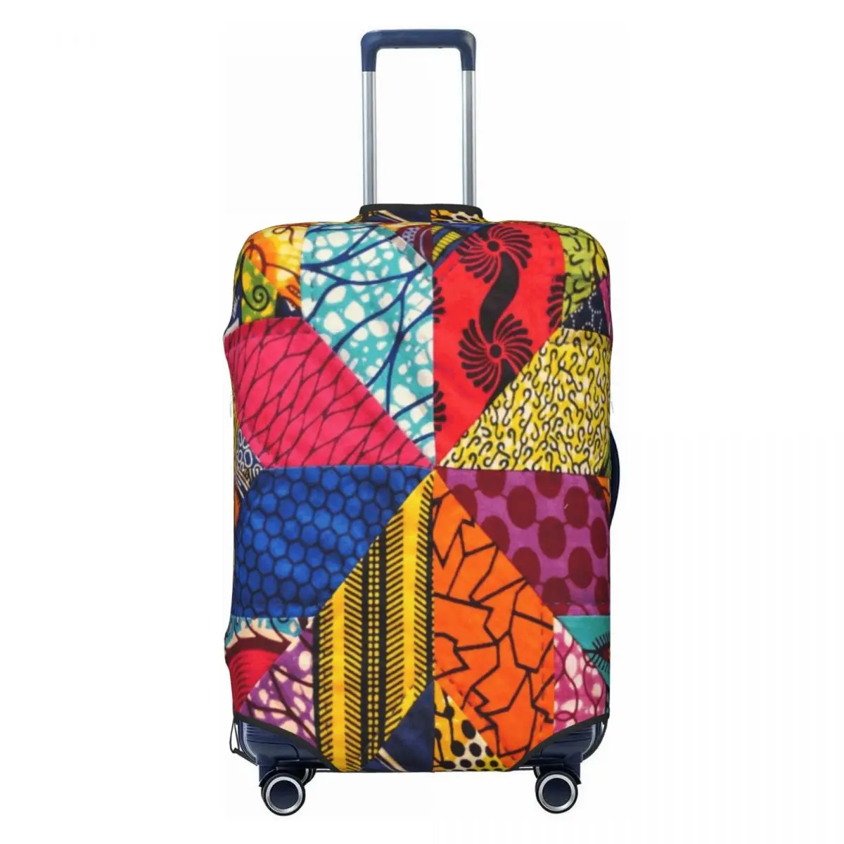 Colorful African Ankara Prints Travel Luggage Cover Dust Proof Africa Tribal Geometric Suitcase Cover Protector Fit 18-32 Inch
Colorful African Ankara Prints Travel Luggage Cover Dust Proof Africa Tribal Geometric Suitcase Cover Protector Fit 18-32 Inch