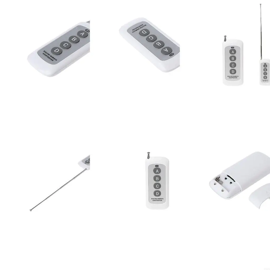 193A 4CH RF Wireless Remote Control 4 Button Transmitter 433 MHz 1527 Learning Code
193A 4CH RF Wireless Remote Control 4 Button Transmitter 433 MHz 1527 Learning Code