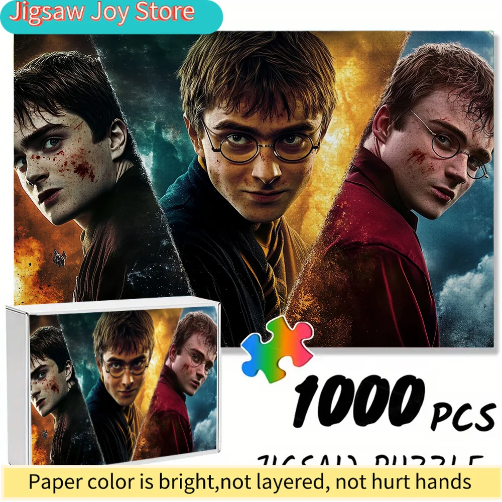 Пазл Warner Bros. Seamless Jigsaw Puzzle Z9.25-85, Гарри Поттер: Пазл с тремя персонажами, прочный утолщенный пазл для самостоятельной сборки, головоломка для взрослых.
Пазл Warner Bros. Seamless Jigsaw Puzzle Z9.25-85, Гарри Поттер: Пазл с тремя персонажами, прочный утолщенный пазл для самостоятельной сборки, головоломка для взрослых.