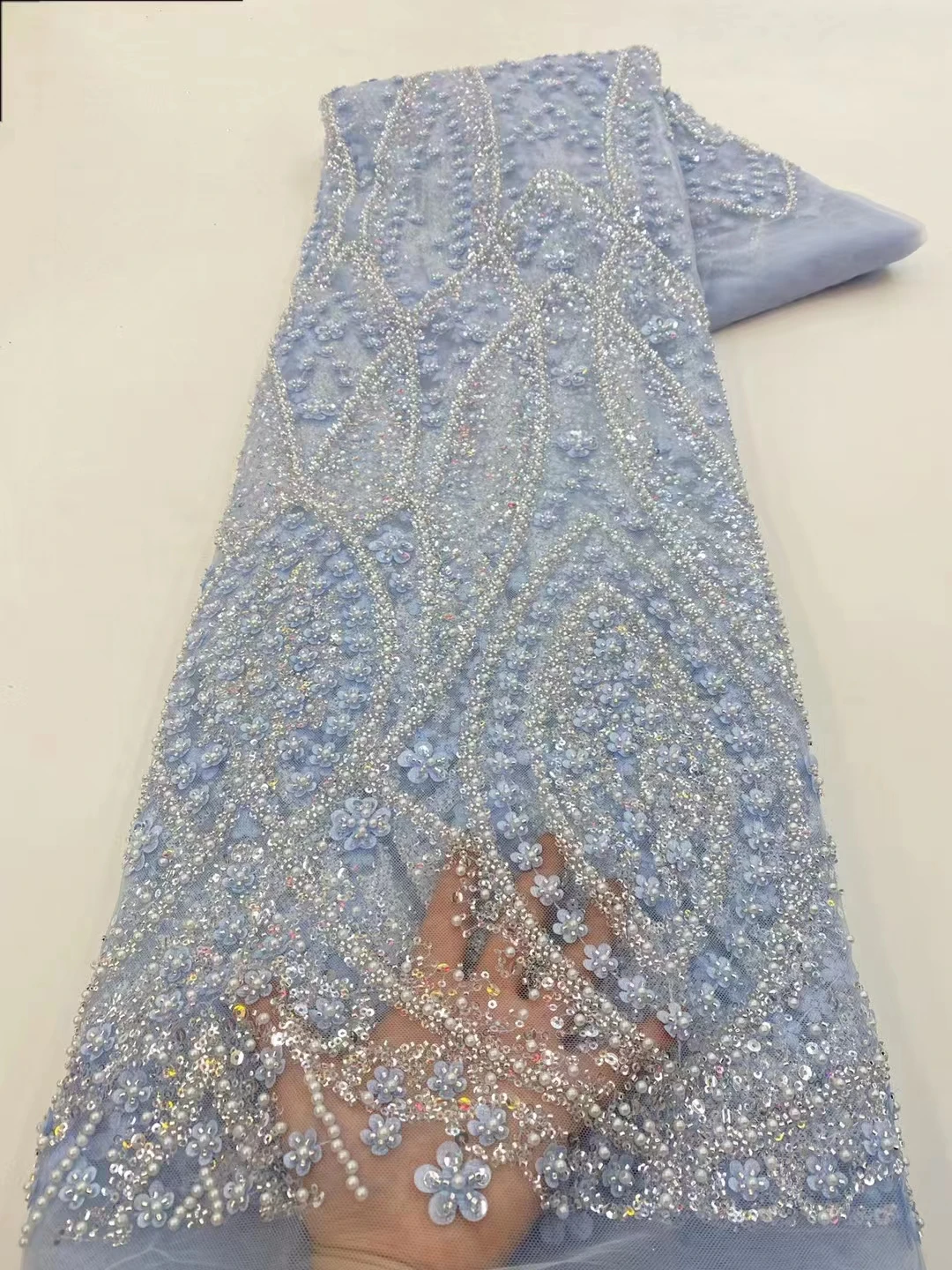 Hot Sale Newest Fashion Design Africa High Quality Handmade Embroidery Beads With Sequins For Party Evening Dresses Xz
Hot Sale Newest Fashion Design Africa High Quality Handmade Embroidery Beads With Sequins For Party Evening Dresses Xz