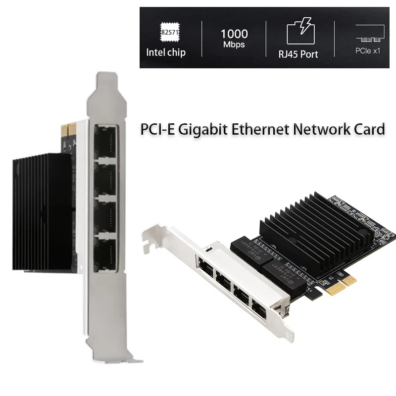 Гигабитная сетевая карта PCI-E Электрический порт Ethernet Игровая карта PCIE RJ-45 Адаптер локальной сети PCIE к Ethernet 10/100/1000 Мбит/с RJ45 HUB
Гигабитная сетевая карта PCI-E Электрический порт Ethernet Игровая карта PCIE RJ-45 Адаптер локальной сети PCIE к Ethernet 10/100/1000 Мбит/с RJ45 HUB