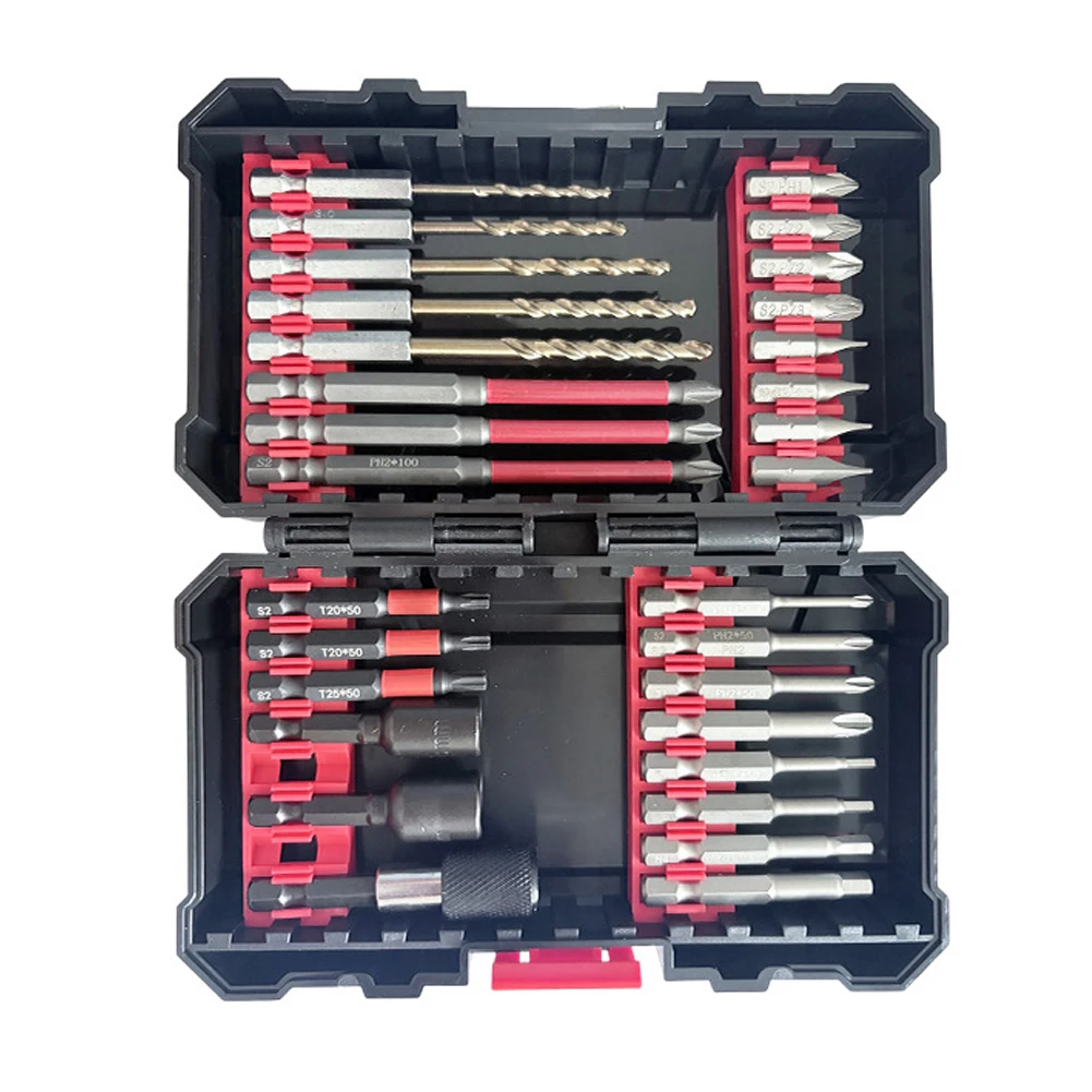 30pcs Anti Slip Bits Magnetic Screwdriver Bit Set Magnetic Batch Head PH2 Screwdriver Drill Bit Socket Adpter Hand Tool Set
30pcs Anti Slip Bits Magnetic Screwdriver Bit Set Magnetic Batch Head PH2 Screwdriver Drill Bit Socket Adpter Hand Tool Set