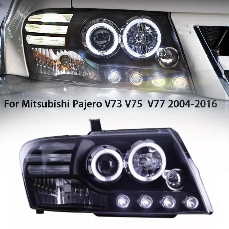 Фара головного света для Pajero V73 светодиодный фары 2004-2016 фары Pajero V75 V77 DRL сигнал поворота Дальний свет ангельские глазки
Фара головного света для Pajero V73 светодиодный фары 2004-2016 фары Pajero V75 V77 DRL сигнал поворота Дальний свет ангельские глазки