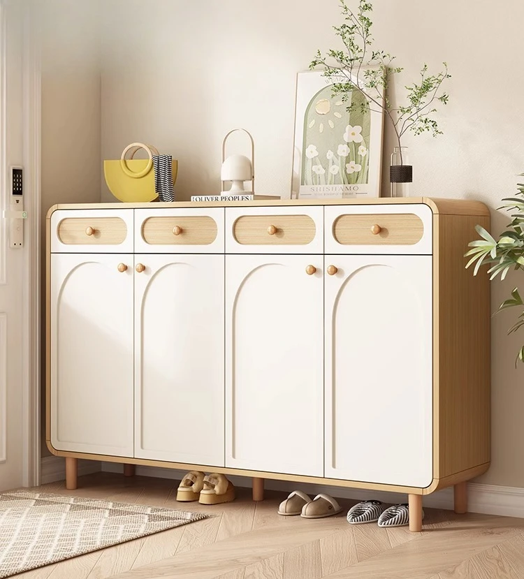 Log cream style shoe cabinet household entrance entrance entrance integrated indoor large capacity door shoe rack against
Log cream style shoe cabinet household entrance entrance entrance integrated indoor large capacity door shoe rack against