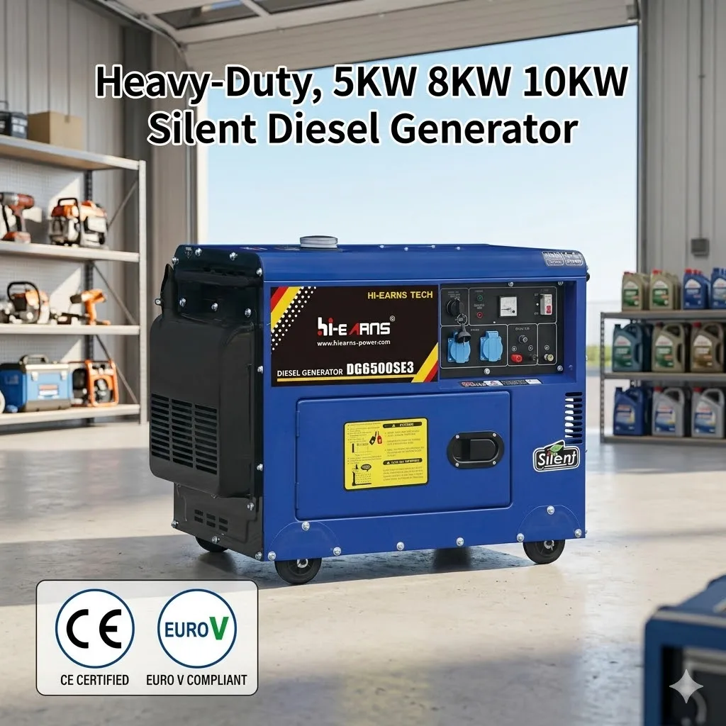 5KW 8KW 10KW 50Hz Single Phase Silent Diesel Generator For House
5KW 8KW 10KW 50Hz Single Phase Silent Diesel Generator For House