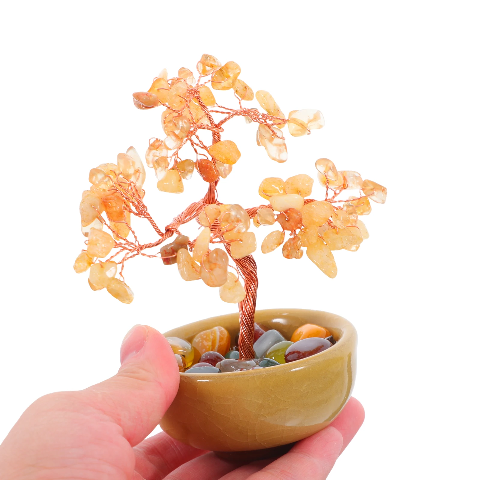 Crystal Crafts Crushed Stones Feng Shui Chakra Healing Bonsai Wealth Symbol Handmade Decoration Car Home
Crystal Crafts Crushed Stones Feng Shui Chakra Healing Bonsai Wealth Symbol Handmade Decoration Car Home