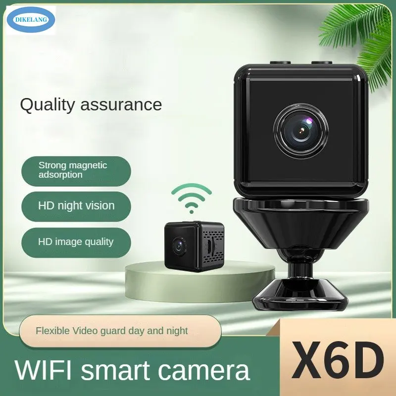 1080p HD беспроводная камера безопасности с ночным видением и Wi-Fi для умного дома, X6D
1080p HD беспроводная камера безопасности с ночным видением и Wi-Fi для умного дома, X6D
