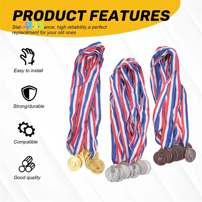 A12E-30Pcs Award Medals Gold Silver Bronze Winner Medals Awards 1St 2Nd 3Rd Prizes For Competitions
A12E-30Pcs Award Medals Gold Silver Bronze Winner Medals Awards 1St 2Nd 3Rd Prizes For Competitions