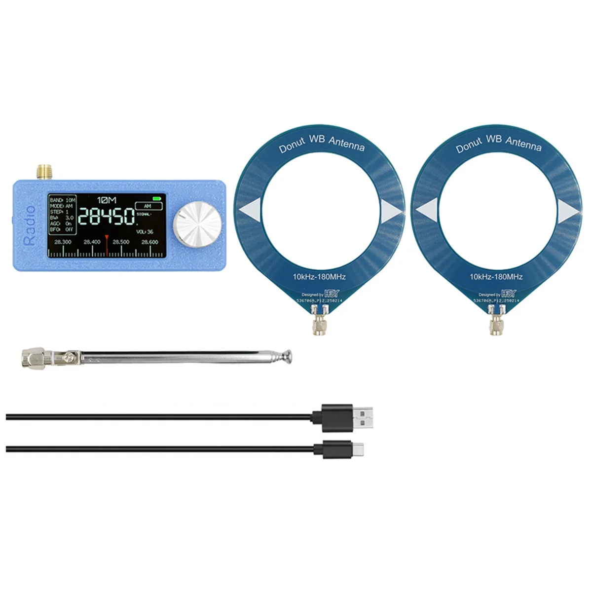 НОВЫЙ портативный мини-радиоприемник SI4732 10 кГц-180 МГц AM FM-радио HF SW MW VHF с 3-х шт. антенной мини-карманное радио
НОВЫЙ портативный мини-радиоприемник SI4732 10 кГц-180 МГц AM FM-радио HF SW MW VHF с 3-х шт. антенной мини-карманное радио