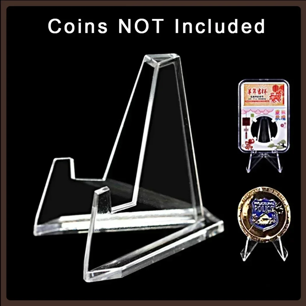 5pcs Acrylic Coin Display Stand Holder Card Easel Clear Commemorative Challenge Coin Capsule Holder Support
5pcs Acrylic Coin Display Stand Holder Card Easel Clear Commemorative Challenge Coin Capsule Holder Support