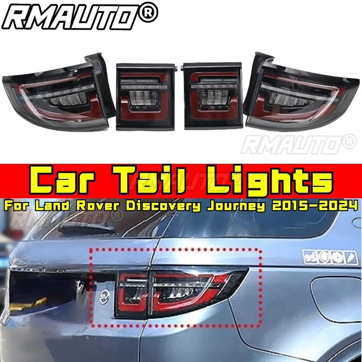 For Land Rover Discovery Journey 2015-2024 Car Tail Lights Outer LED Tail Light Assembly Rear Brake Lamp Car Accessories
For Land Rover Discovery Journey 2015-2024 Car Tail Lights Outer LED Tail Light Assembly Rear Brake Lamp Car Accessories