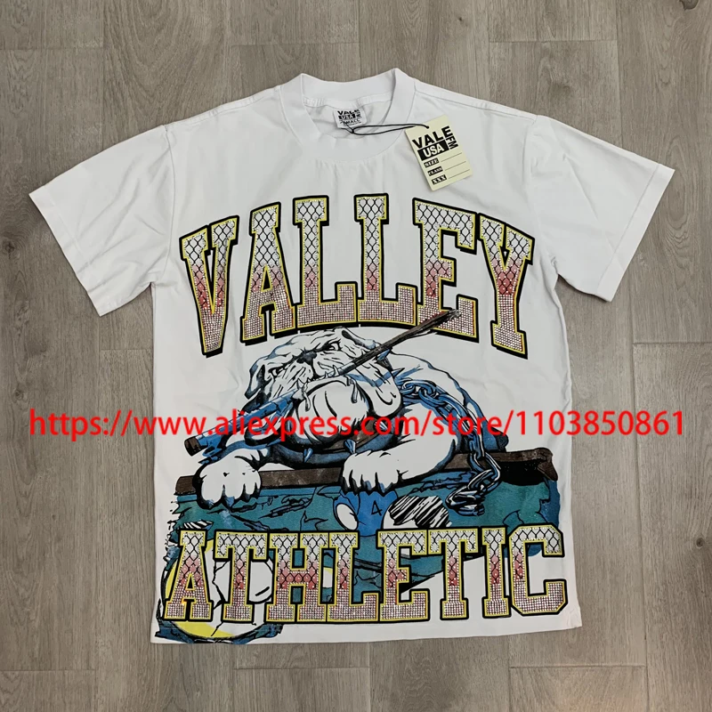 Американская трендовая футболка VALLEY, модные летние футболки с короткими рукавами и принтом животных, высокое качество, новые летние футболки VALE
Американская трендовая футболка VALLEY, модные летние футболки с короткими рукавами и принтом животных, высокое качество, новые летние футболки VALE