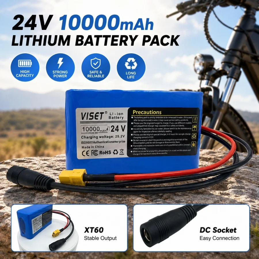 24V 18650 10000mAh with wires Li-ion rechargeable battery with PCB for Bluetooth Speaker Remote control toy car fishing boat
24V 18650 10000mAh with wires Li-ion rechargeable battery with PCB for Bluetooth Speaker Remote control toy car fishing boat