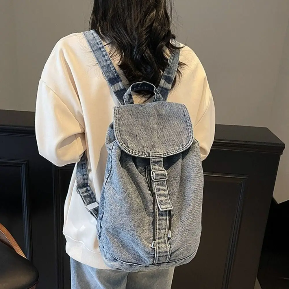 School Bag Fashion Denim Backpack Vintage Retro Student Schoolbags Large Capacity Zipper Cowboy Travel Back Packs Women
School Bag Fashion Denim Backpack Vintage Retro Student Schoolbags Large Capacity Zipper Cowboy Travel Back Packs Women