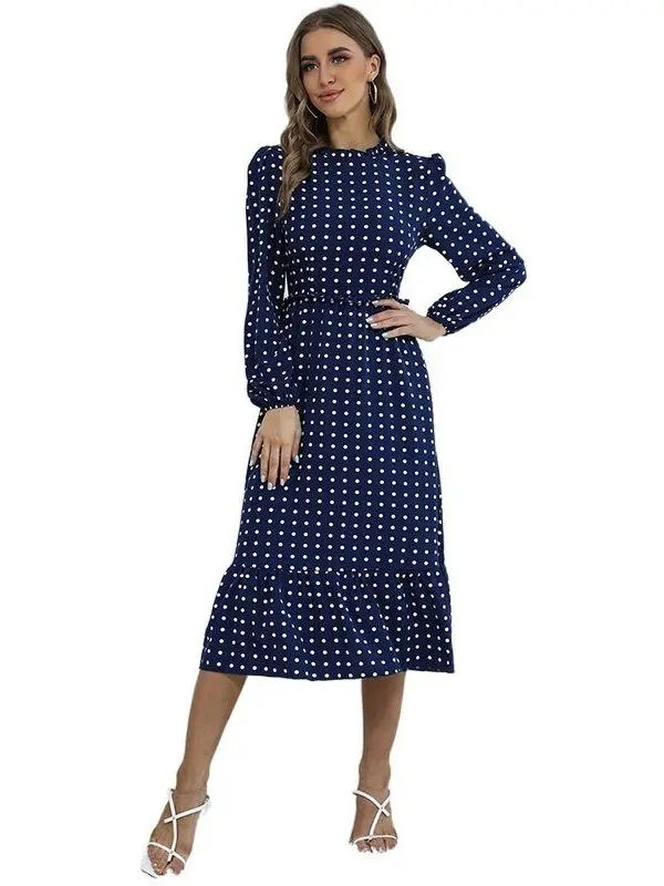 Autumn Winter New Mid-Length round Ne Women's Dr High Waist A-Line Skirt Street Sle Long Sve 00% Linen Fabric
Autumn Winter New Mid-Length round Ne Women's Dr High Waist A-Line Skirt Street Sle Long Sve 00% Linen Fabric