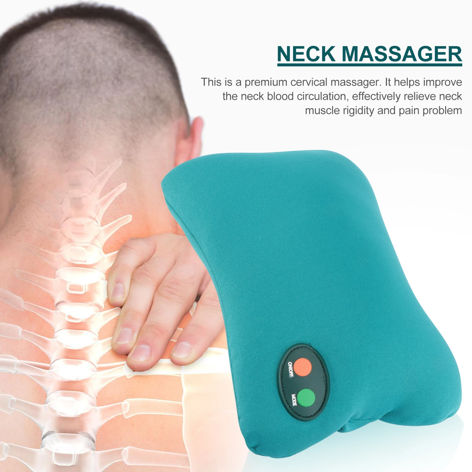 Massage Pillow Massager Neck Device for Pains Relief Muscle Health Back Health Massager Shoulder Portable Gift
Massage Pillow Massager Neck Device for Pains Relief Muscle Health Back Health Massager Shoulder Portable Gift