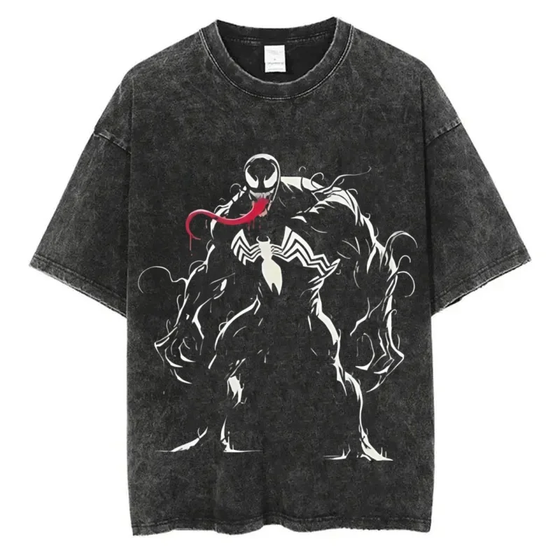 Harajuku Streetwear Men Fashion Oversized Vintage T Shirt Japanese Anime Venom Washed Tshirt Summer Cotton Top Tees Hot Sale
Harajuku Streetwear Men Fashion Oversized Vintage T Shirt Japanese Anime Venom Washed Tshirt Summer Cotton Top Tees Hot Sale