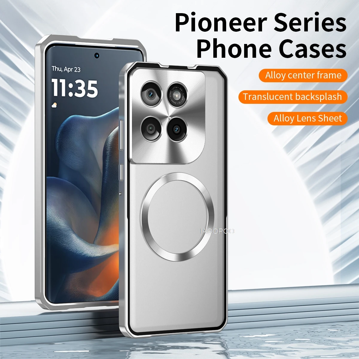Fashion Aluminum Metal Case For Motorola Edge 60 Pro Fusion Strong Drop Proof Cover Magnetic Charging
Fashion Aluminum Metal Case For Motorola Edge 60 Pro Fusion Strong Drop Proof Cover Magnetic Charging