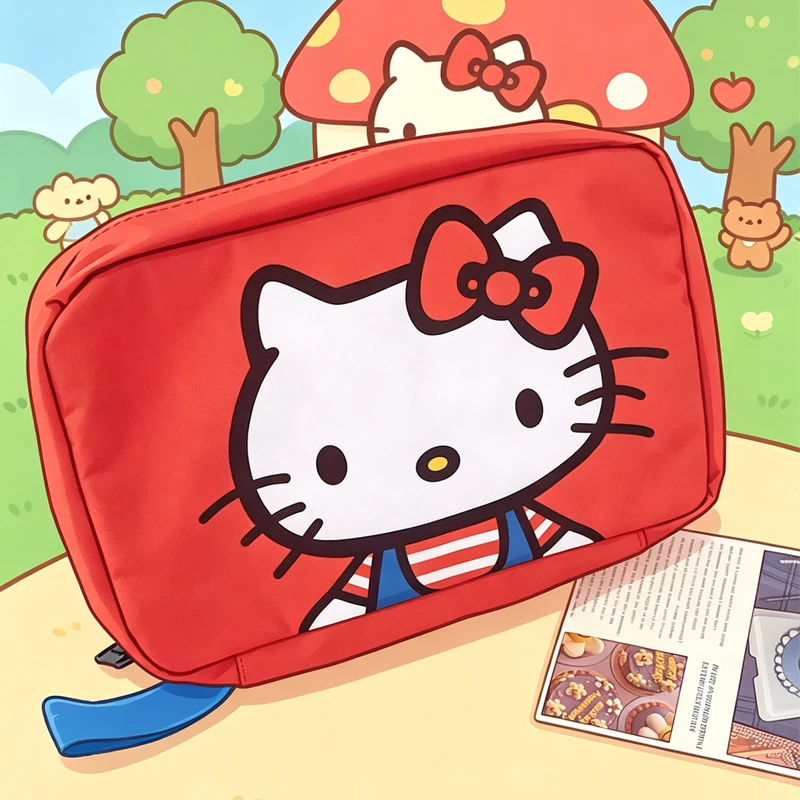 Fold Hellokittys Makeup Bag Cosmetic Bag Multi-Layer Storage Bag Student Travel Portable Bags for Woman Kawaii Cartoon
Fold Hellokittys Makeup Bag Cosmetic Bag Multi-Layer Storage Bag Student Travel Portable Bags for Woman Kawaii Cartoon