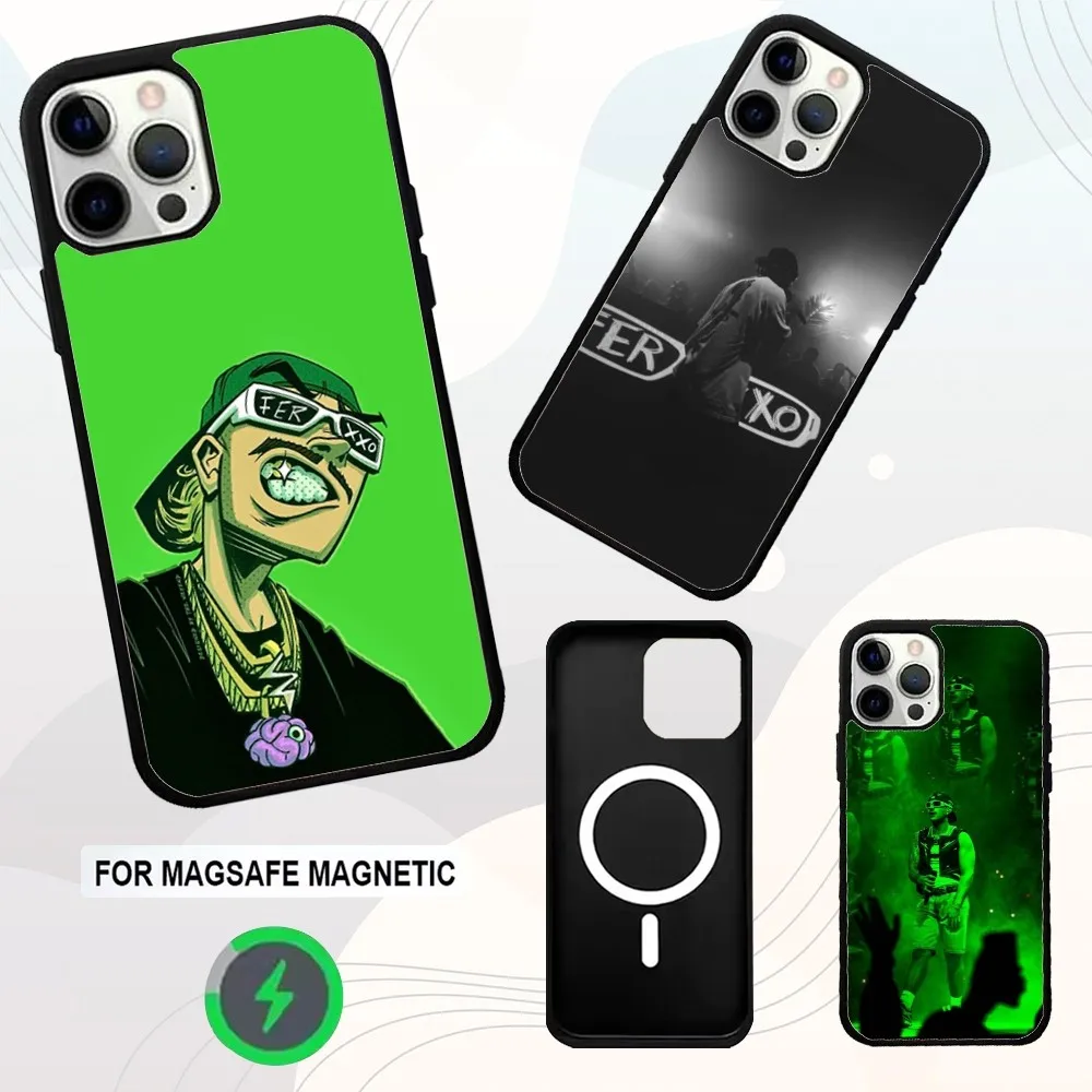 Singer F-Feid SIXDO Ferxxo Phone Case For iPhone 16e,16,15,14,13,12,11,Plus,Pro,Max,Mini Magsafe Magnetic Wireless Charging
Singer F-Feid SIXDO Ferxxo Phone Case For iPhone 16e,16,15,14,13,12,11,Plus,Pro,Max,Mini Magsafe Magnetic Wireless Charging