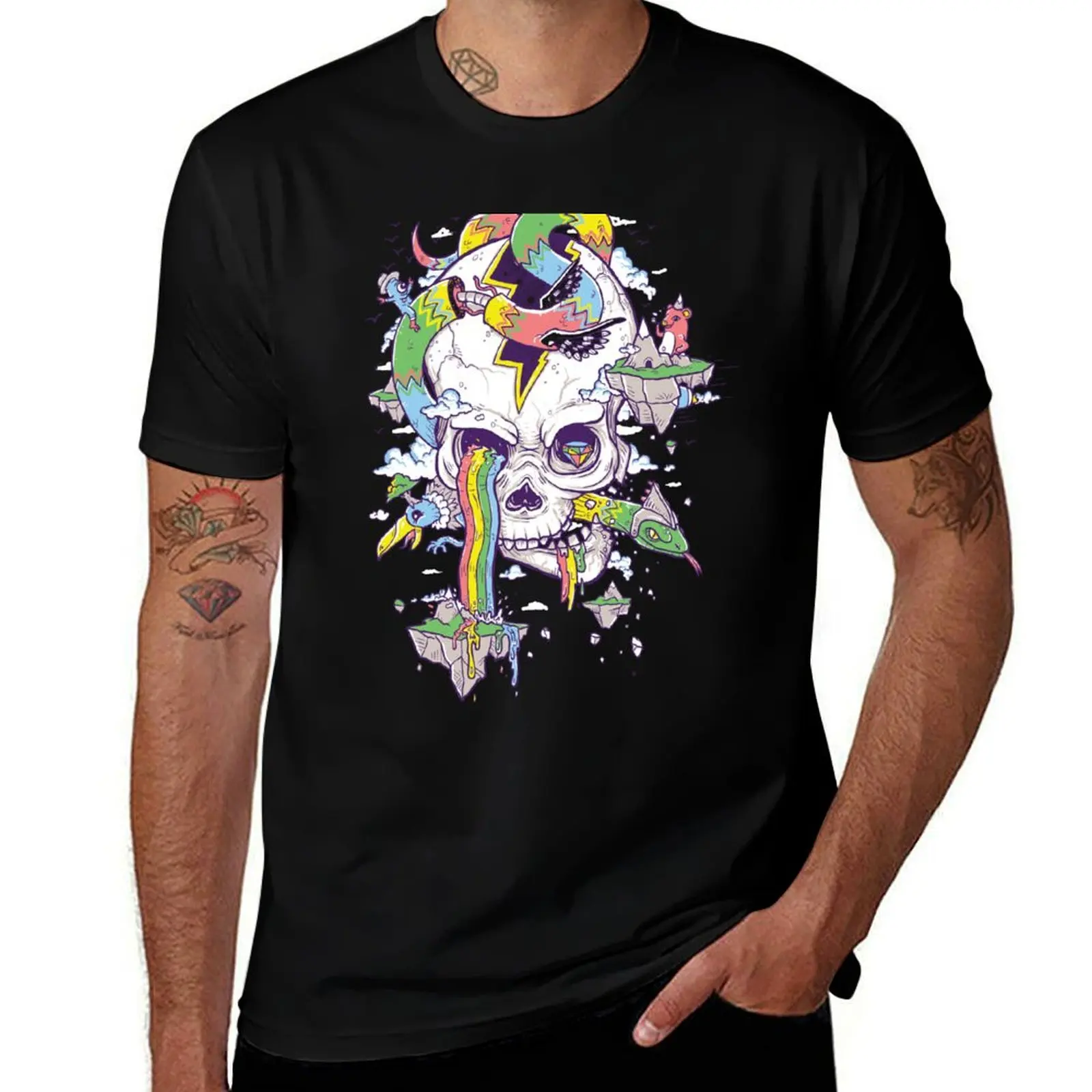 Flying Rainbow skull Island T-Shirt graphic t shirts clothes Aesthetic clothing clothing for men 
Flying Rainbow skull Island T-Shirt graphic t shirts clothes Aesthetic clothing clothing for men