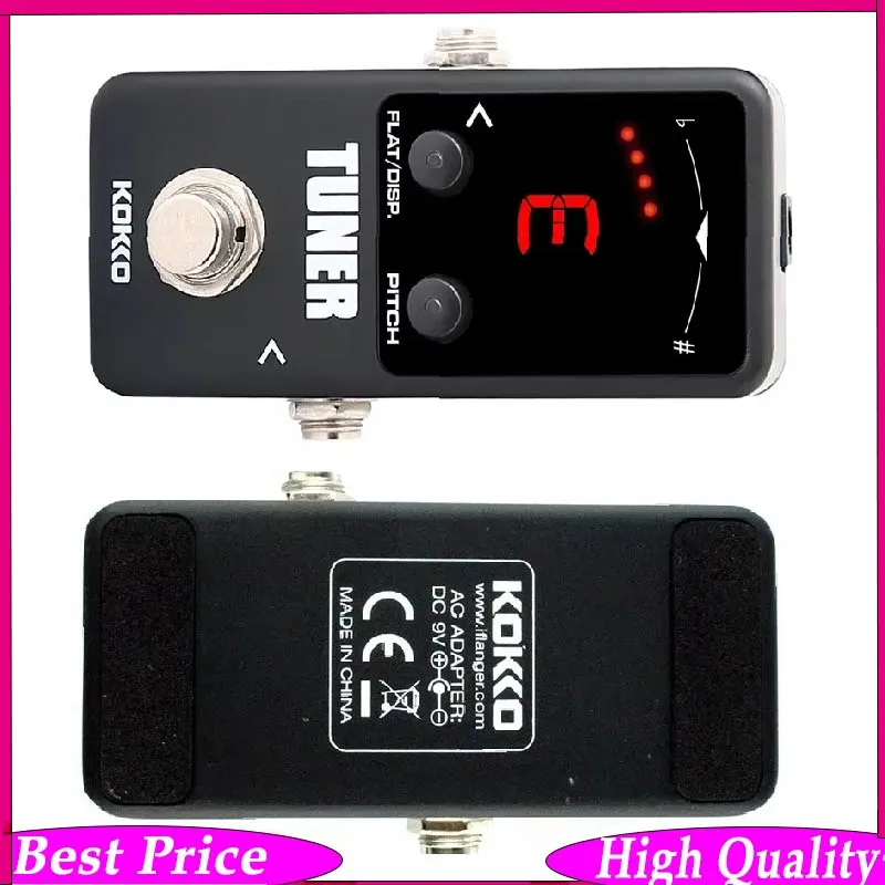 KOKKO Mini Chromatic Tuner Guitar Pedal – Ultra-Compact True Bypass Stompbox with LED Display for Guitar, Bass & Ukulele
KOKKO Mini Chromatic Tuner Guitar Pedal – Ultra-Compact True Bypass Stompbox with LED Display for Guitar, Bass & Ukulele