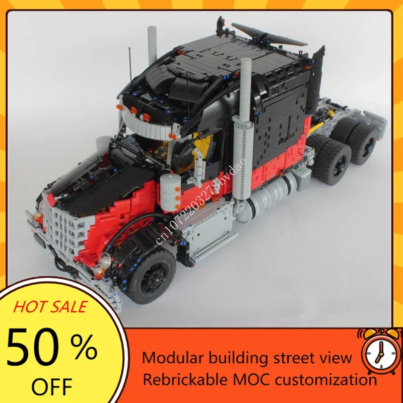 5779PCS MOC International Lonestar RC Truck Model Building Blocks Technology Bricks Creative Assembly Kids Toy Christmas Gifts
5779PCS MOC International Lonestar RC Truck Model Building Blocks Technology Bricks Creative Assembly Kids Toy Christmas Gifts
