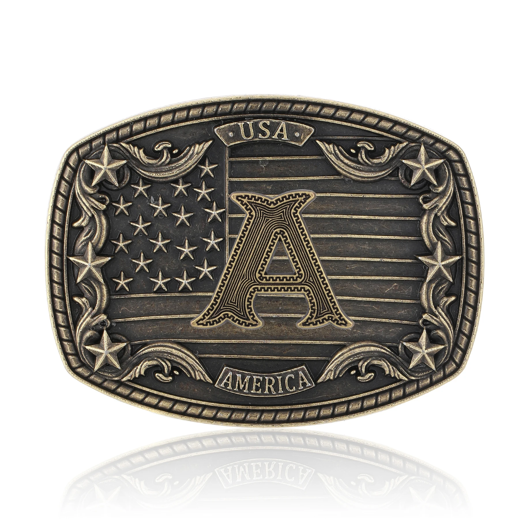 Brass Metal Men Letter Alphabet Belt Buckle Western Cowboy Rodeo Initial Belt Buckle for Woman Man
Brass Metal Men Letter Alphabet Belt Buckle Western Cowboy Rodeo Initial Belt Buckle for Woman Man